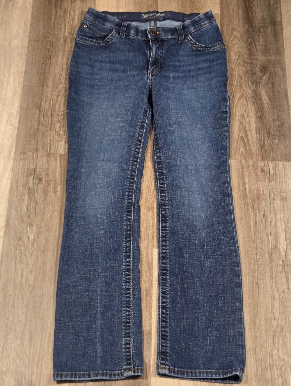 Wrangler Willow Ultimate Riding Jeans  Women’s Size 11x32 Blue Boot Cut Flex